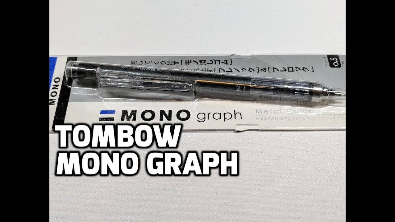 Tombow Mono Graph Mechanical Pencil (0.5mm) Unboxing and Review (Suggested by Viewer)