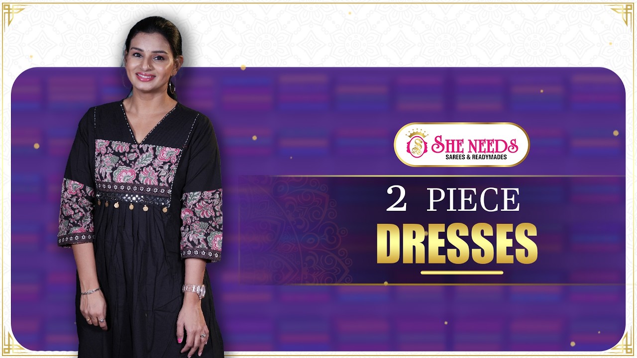2 Piece Dresses Collection | Stylish Co-Ord Sets | She Needs Saree World Latest Designs