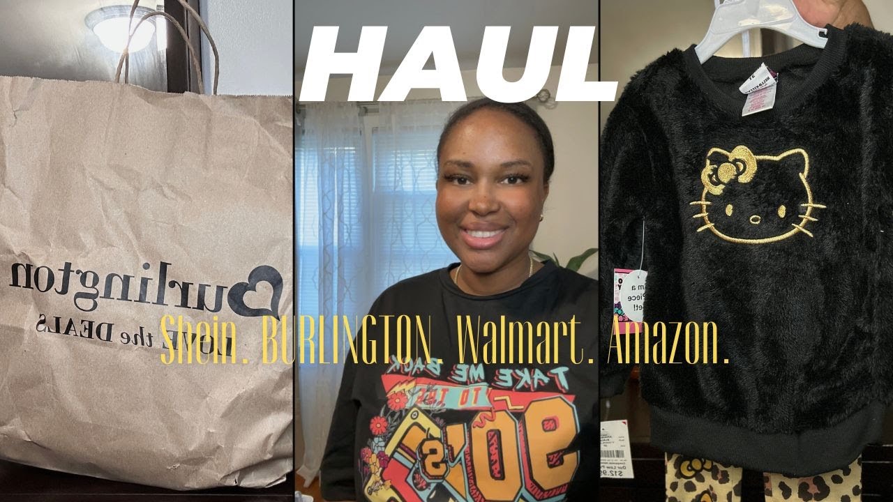 Haul: Shein clothing for my son & I, Amazon, Walmart, Burlington