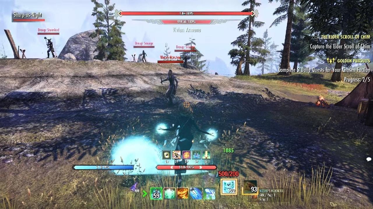 Testing New Shattered Paths Signet on Frostden in Open World