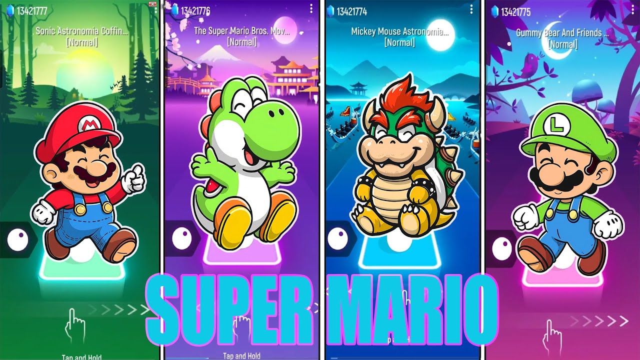 Веселье в стиле Super Mario🎶✨Волшебные танцевальные движения на новом уровне🍄Марио, Боузер, Йоши ...