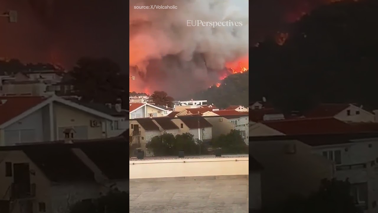 Destructive wildfires hit popular Croatian islands