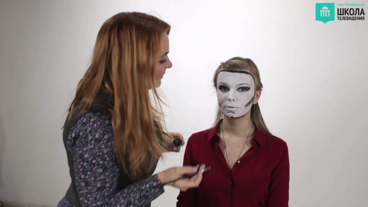 Макияж на Хеллоуин (Halloween образ, грим). Грим видео / VideoForMe - видео уроки