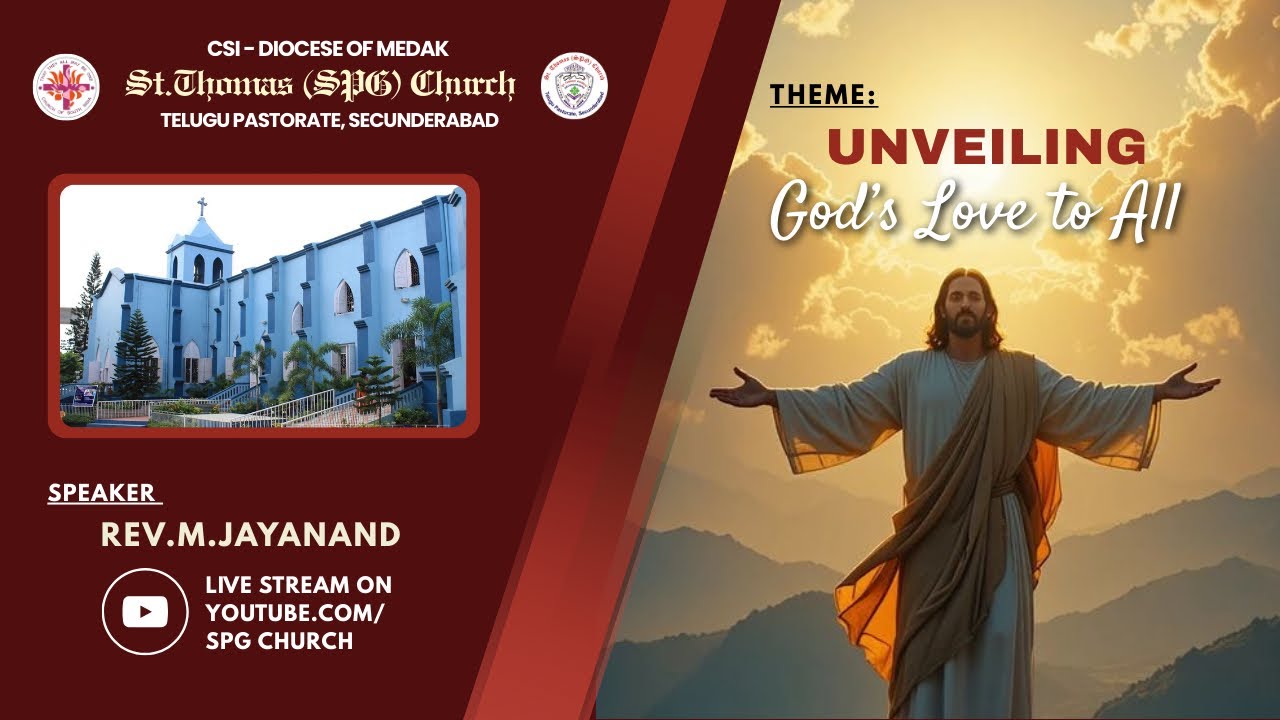 LIVE 🔴 04-01-2026 HOLY COMMUNION | St.Thomas (SPG) Church Telugu Pastorate, Secunderabad