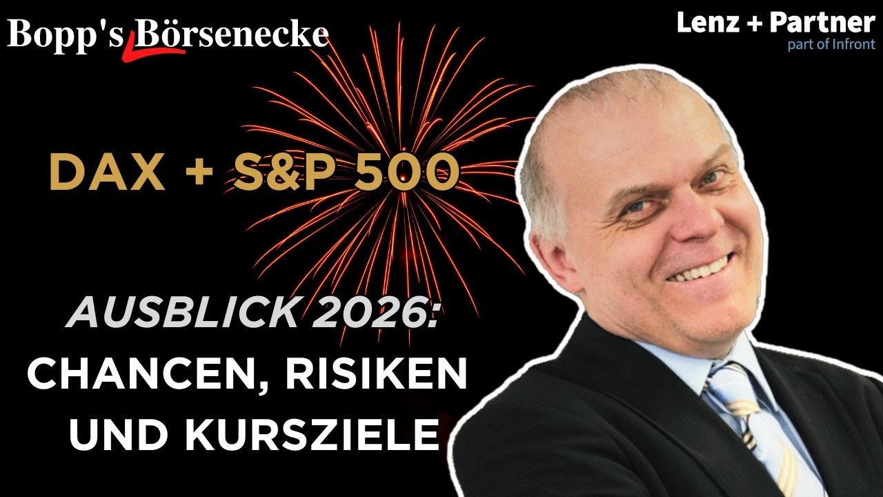 DAX & Wall Street im Fokus &ndash; B&ouml;rsen Strategien und Szenarien f&uuml;r das Jahr 2026 🔥