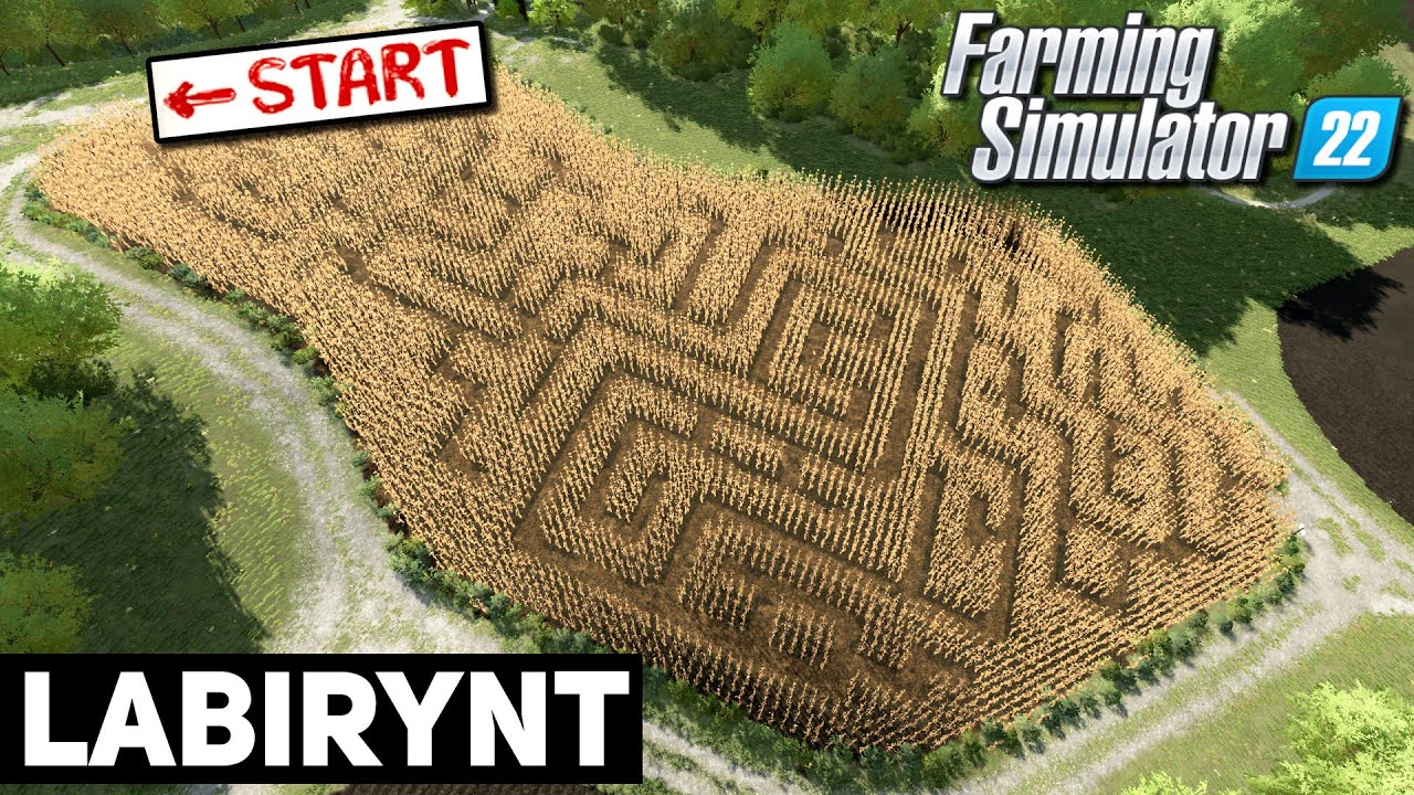 LABIRYNT w kukurydzy 🌽 - Farming Simulator 22