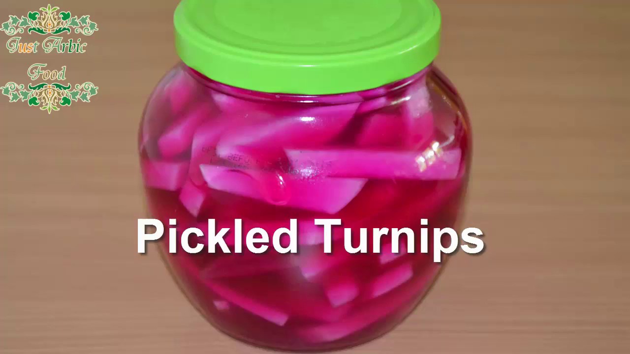 Pickled Turnips - Syrian recipe - just Arabic food