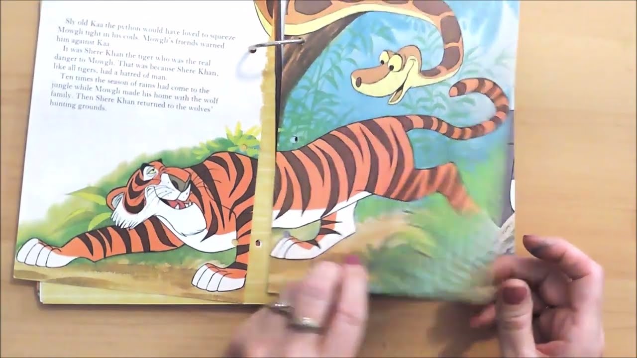 The Little Golden Book ~ The Jungle Book   Pocket , Tag , Page & Papers