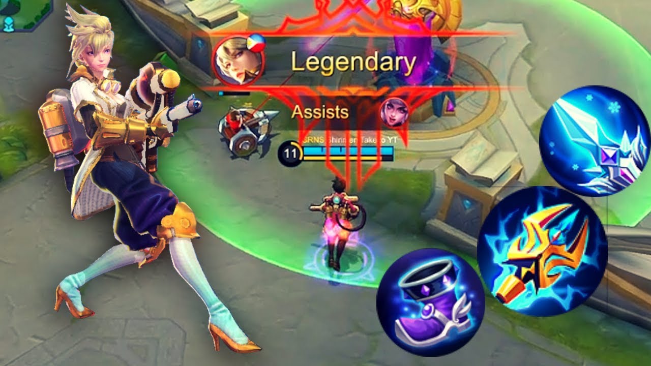 KIMMY 13/0/6 ITEM BUILD EMBLEM TALENT SPELL IN MYTHIC RANK GAME | Shinmen Takezo | Mobile Legends