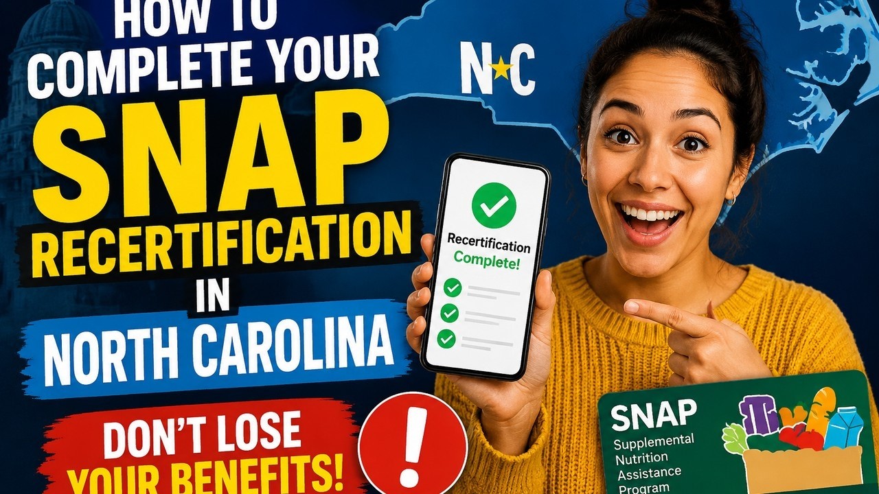 How to complete your SNAP recertification in North Carolina