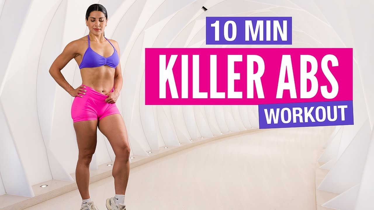 10 Min STELLAR ABS Workout / No Equipment, No Repeat Routine