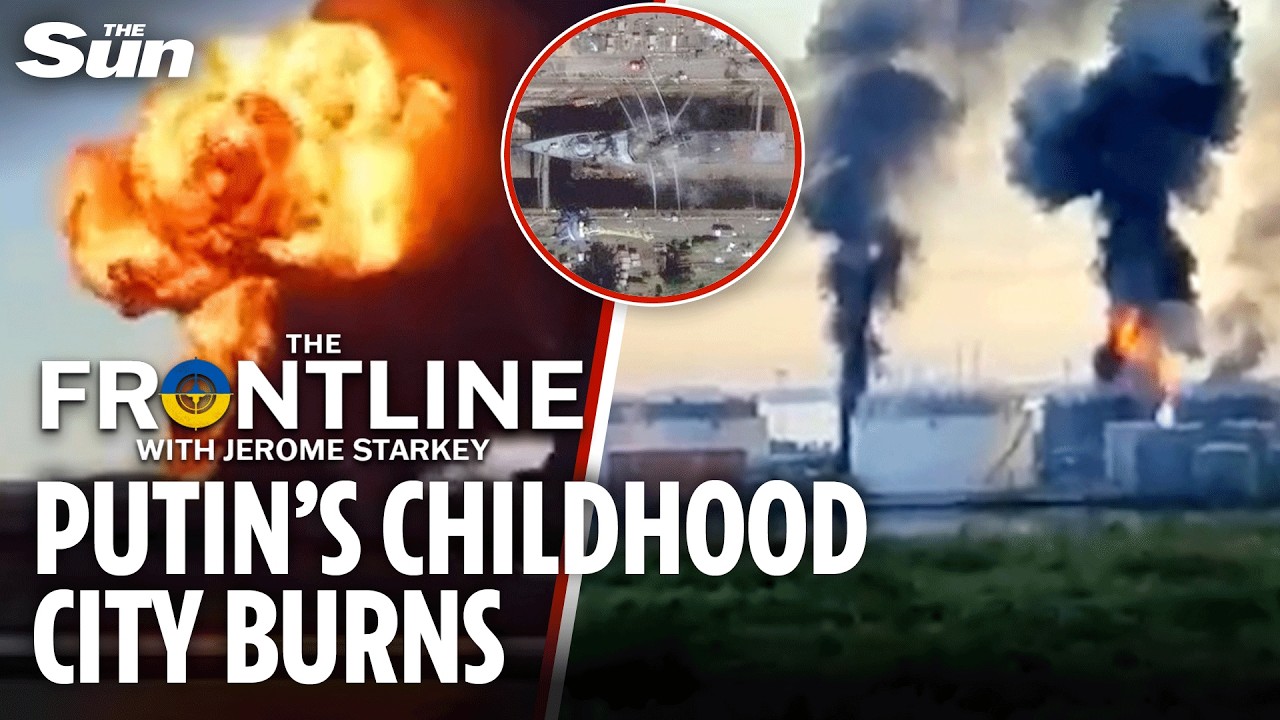 Putin humiliated as Ukraine hits home town during 'Russian Davos' as deadly missiles rain on Kyiv