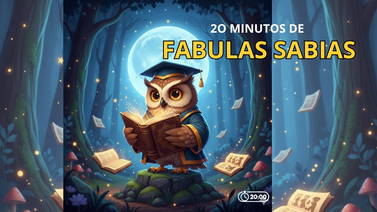 20 MINUTOS de Fábulas Sabias con El Búho: Historias para Aprender y Reflexionar 🦉✨