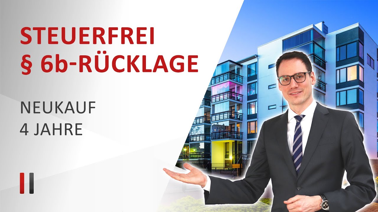 §-6b-Rücklage: Betriebliche Immobilien STEUERFREI verkaufen? | Steuerberater Christoph Juhn