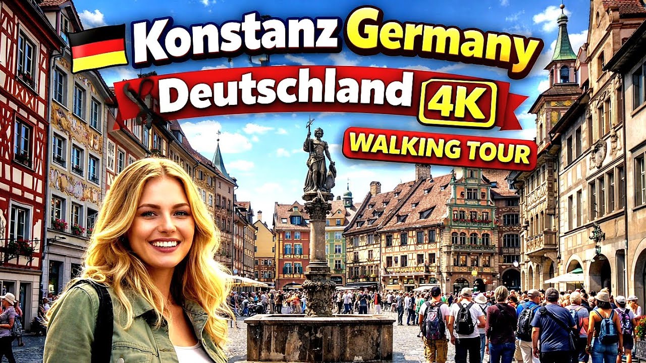Take a one-day trip from Switzerland to Germany 🇨🇭➡️🇩🇪! Explore Konstanz, a charming German old Town