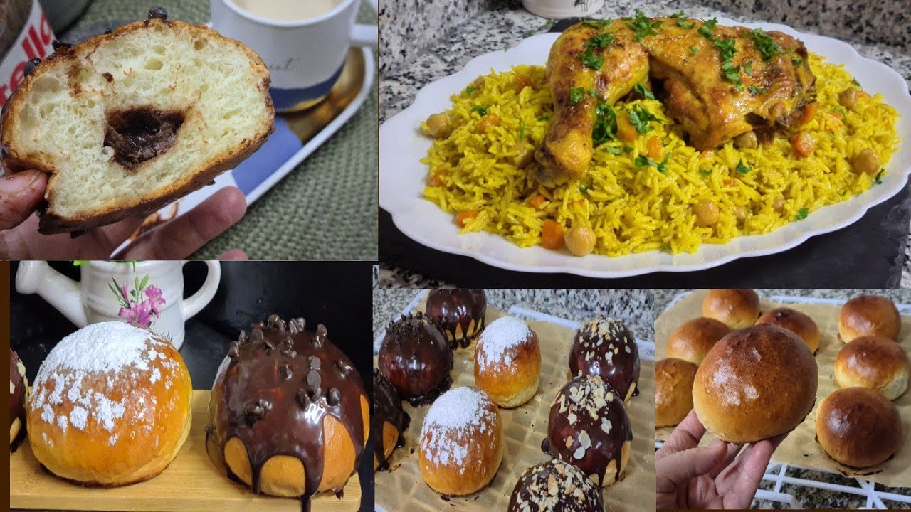 بدون كثرة تخمام جبتلك🥰 أطيب وأسهل روز في لكوكوت وبريوش خفيف كريشة بلا حليب بلا زيت محشي شوكولا