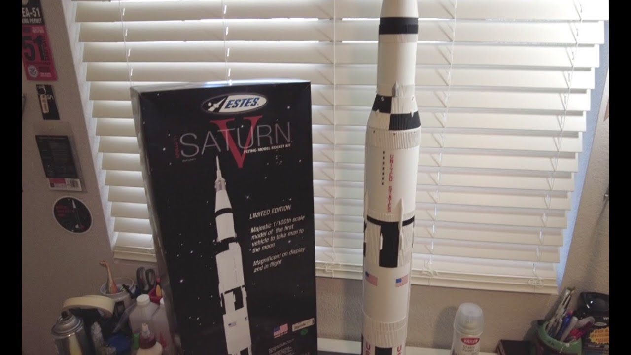 Estes SATURN V Build - Beginning To End #Modelrockets321