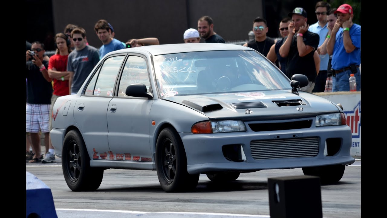 9 second 4g63 awd Mirage drag race, Road to the 2012 DSM Shootout Compilation