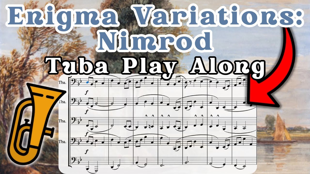 Nimrod - Enigma Variations (Elgar) for Tuba | Sheet Music Play Along