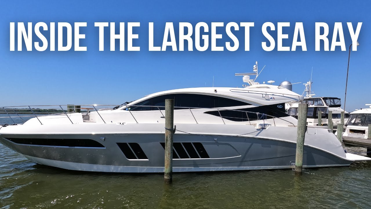 Touring the MOTHER OF ALL SEA RAYS - $1,500,000 Sea Ray L650 Yacht Tour