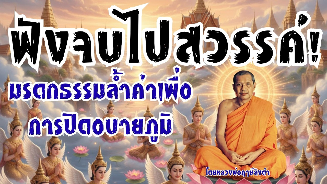 ฟังจบไปสวรรค์! มรดกธรรมล้ำค่าเพื่อการปิดอบายภูมิ โดยหลวงพ่อฤๅษีลิงดำ วัดท่าซุง
