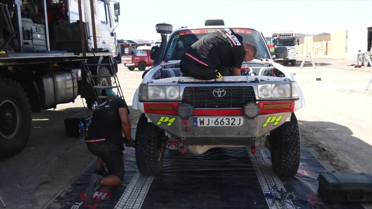 Serwis Toyoty Land Cruiser HDJ80 - 3. Etap Dakar Classic 2024