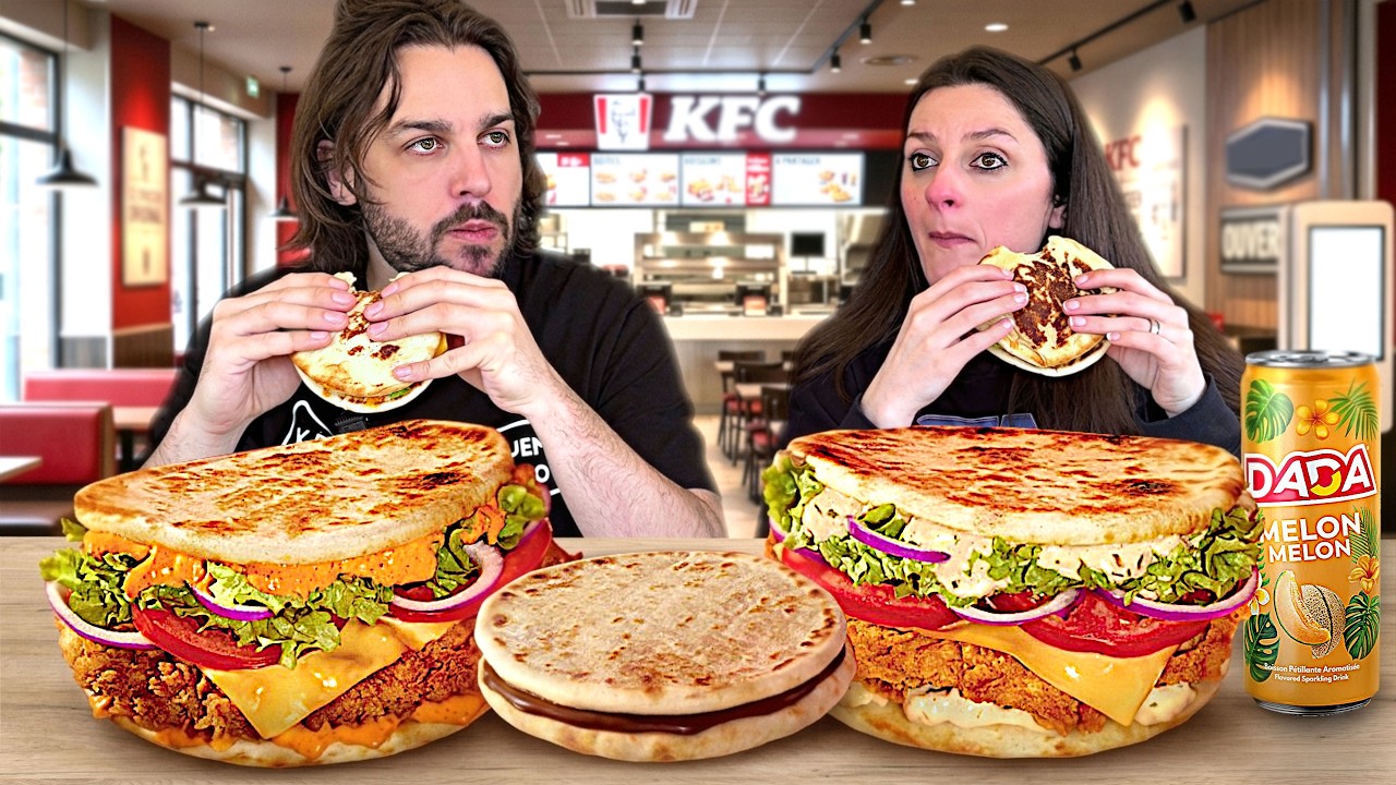 On MANGE le Crispy Naan de KFC ! ( Trop bon )