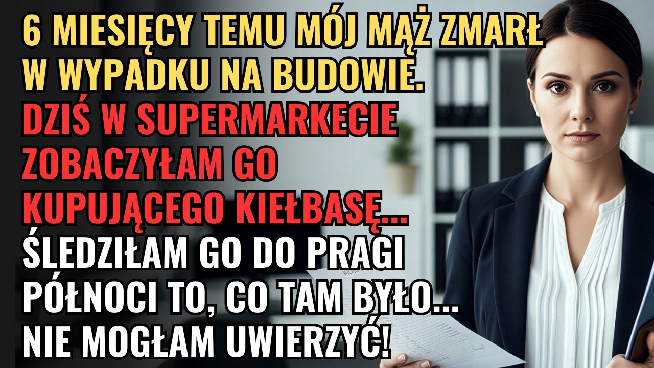 Przez Pół Roku Paliłam Świece Za Zmarłego Męża 🕯️ Aż Zobaczyłam Go ŻYWEGO w Pradze Północ 😳