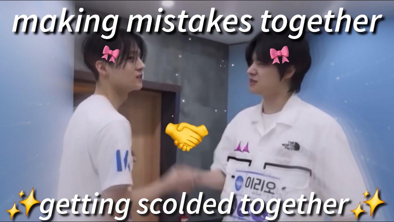 leo and sangwon being soulmates in boys2planet epi. 2 (+ funny moments)