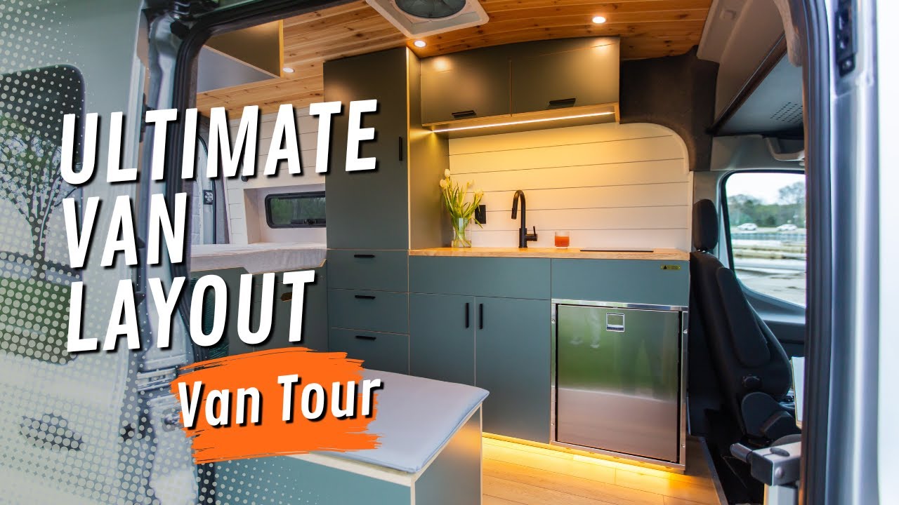 Van Life Dream: Compact Camper Van Packed with Creative Storage & Off-Grid Essentials!