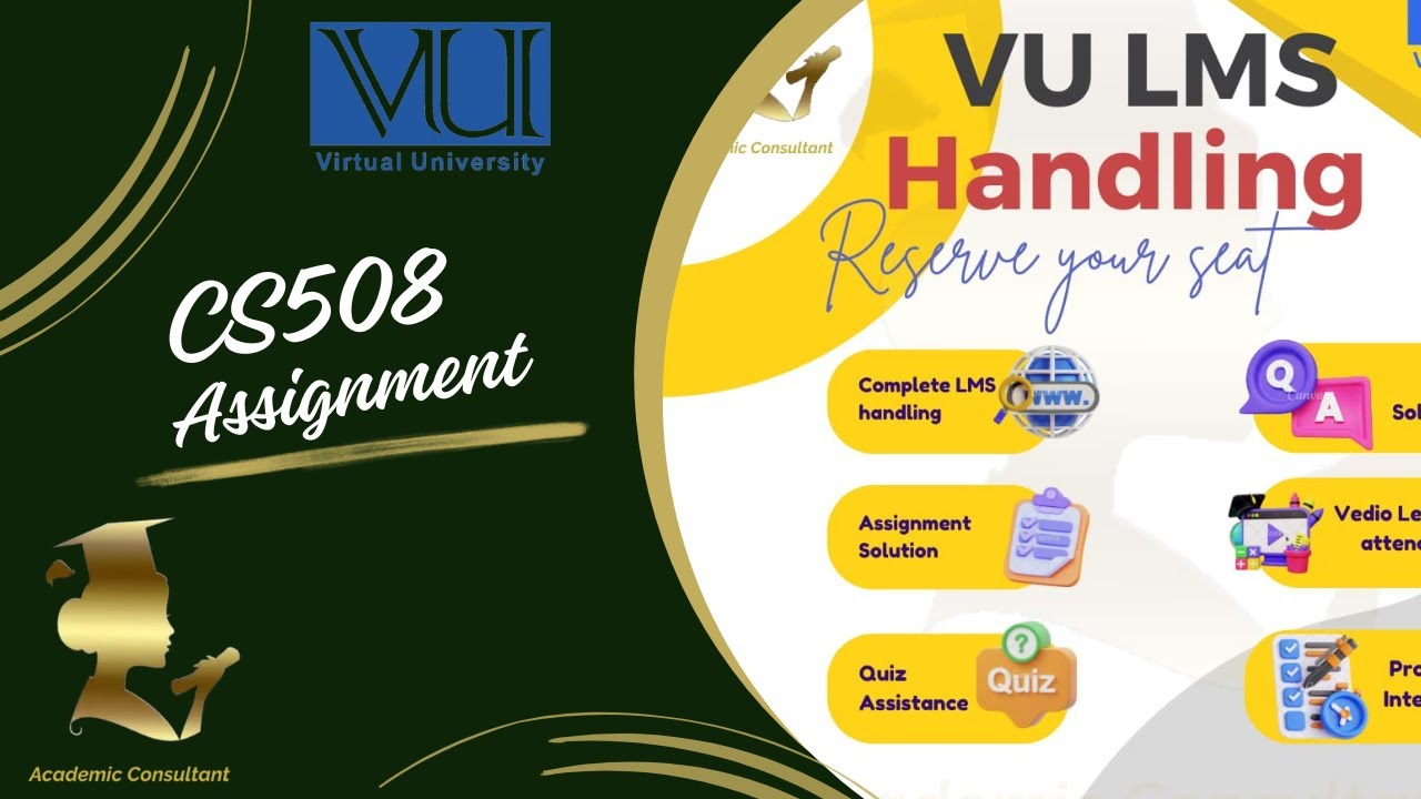 CS508 Assignment 1 Solution | Fall Semester 2024
