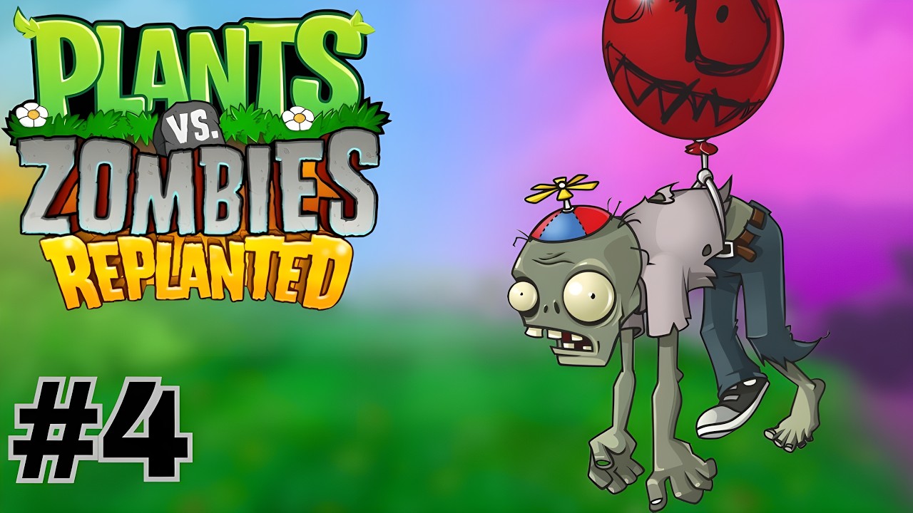 Plants vs. Zombies: Replanted Gameplay — No Commentary Playthrough (Part 4)