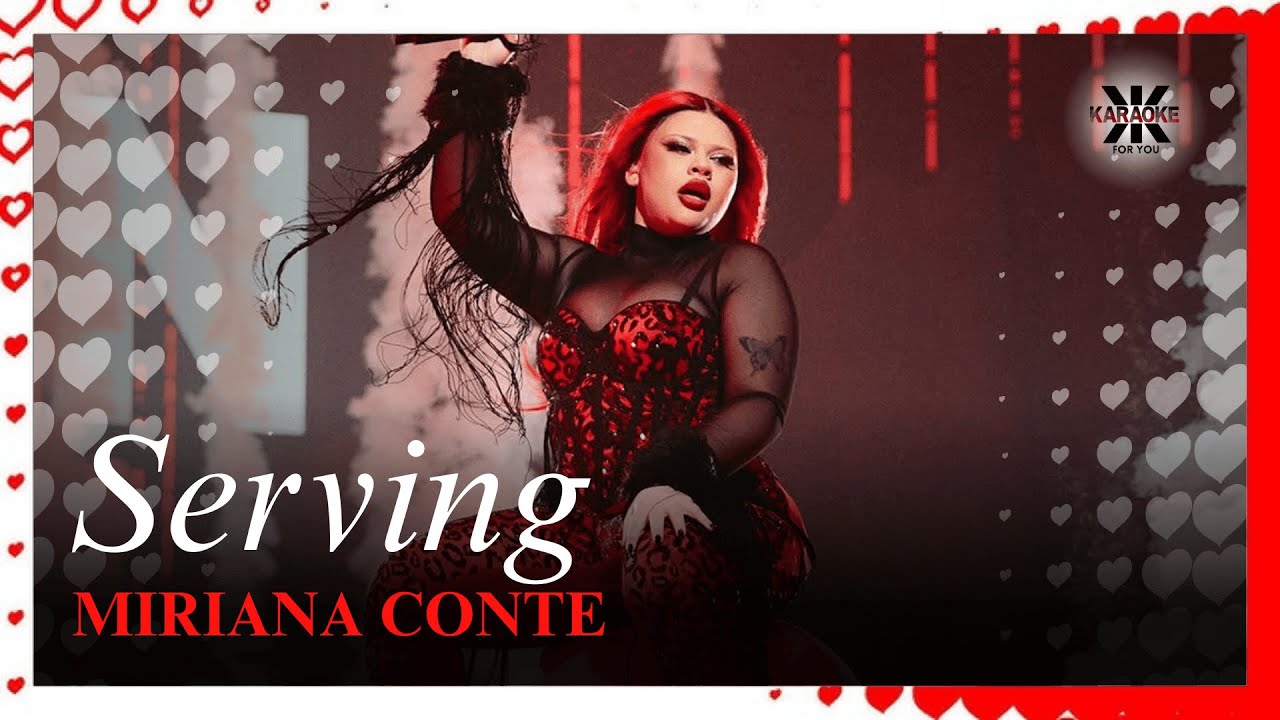 SERVING - Miriana Conte - KARAOKE (with backing vocals)