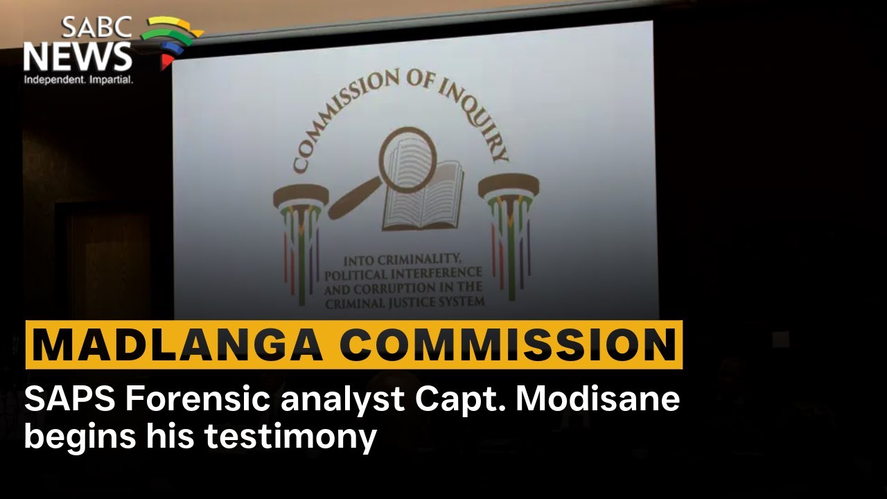 Madlanga Commission | SAPS Forensic analyst Capt. Modisane begins his testimony