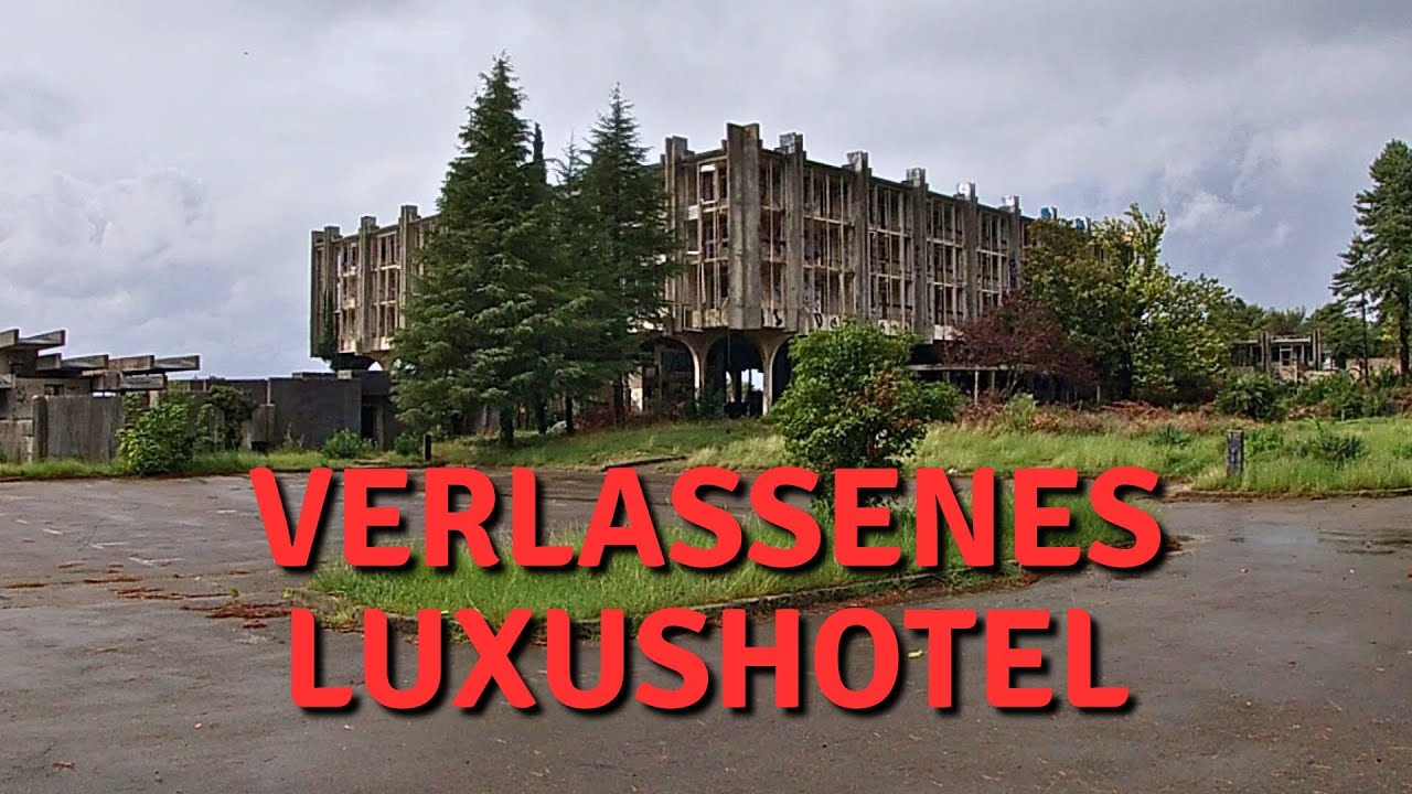Verlassenes Luxus Hotel am Meer