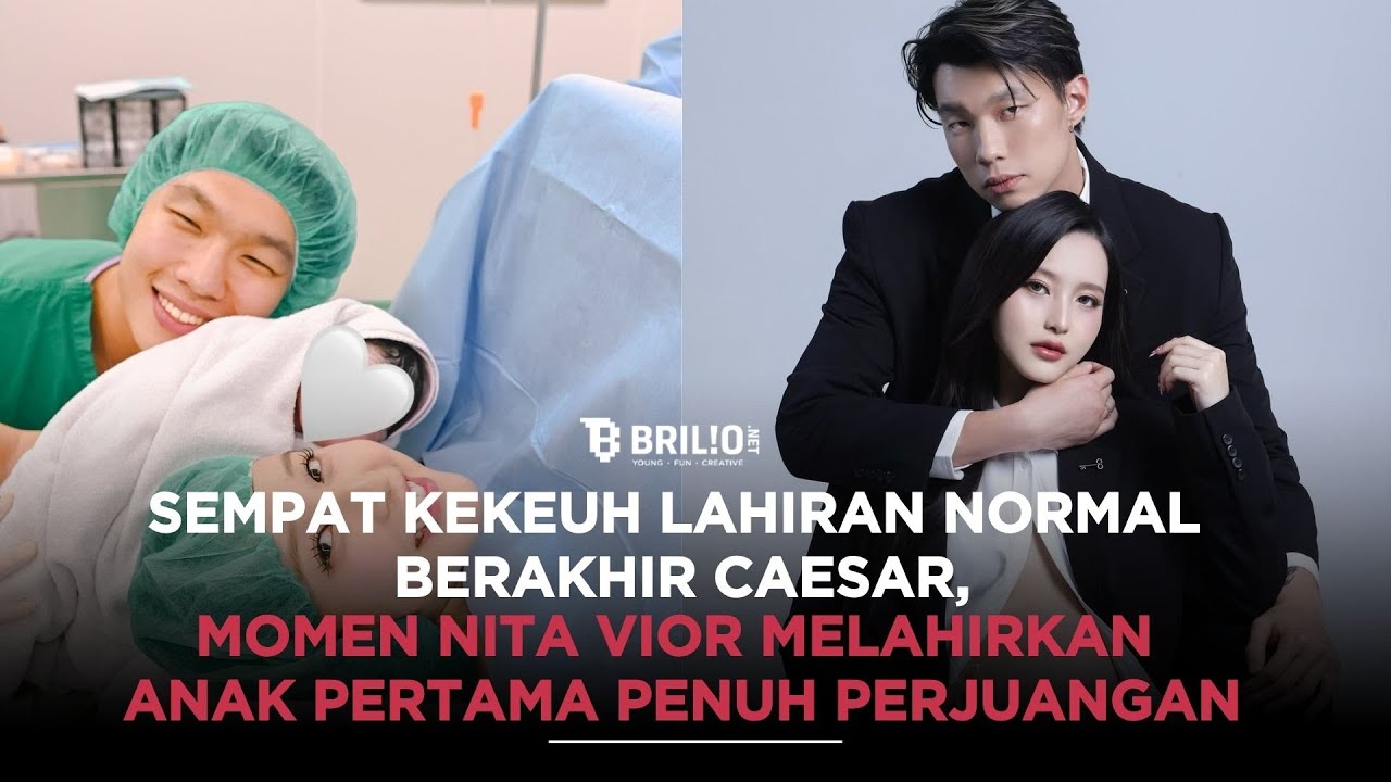 Sempat kekeuh normal berakhir caesar, momen Nita Vior melahirkan anak pertama penuh perjuangan