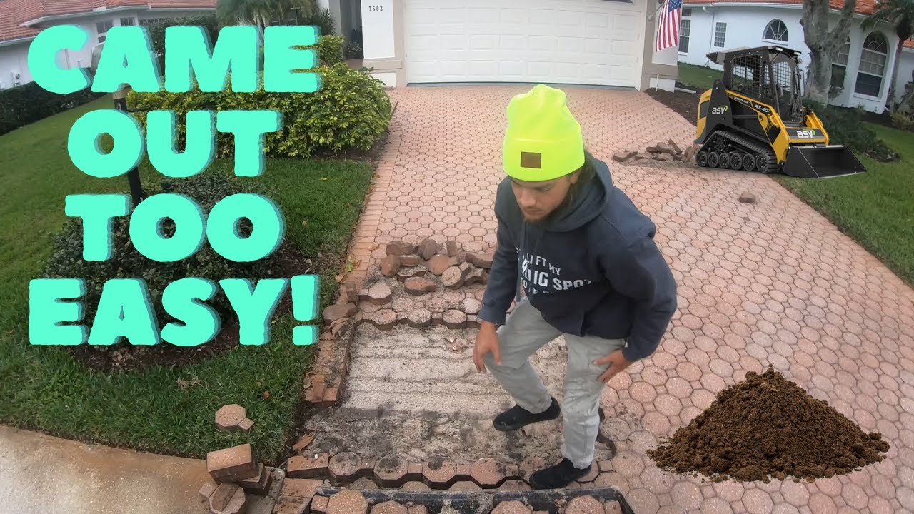 SOLO PAVER DRIVEWAY DEMOLITION & SIDEWALK EXCAVATION!!!