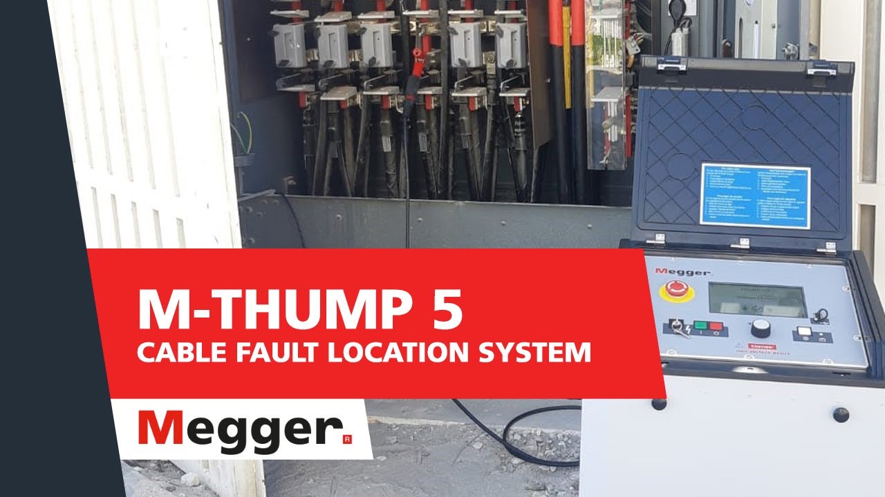 Megger M-THUMP-5-1000 Portable LV Cable Fault Location System