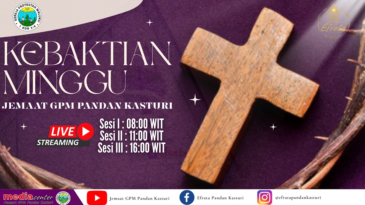 Ibadah Minggu  - Minggu, 12 April 2026 - Sesi II