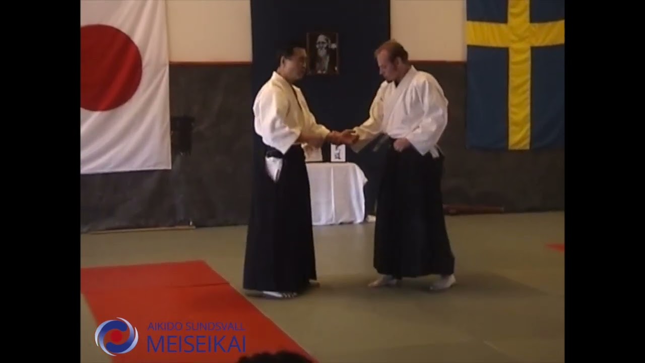 Aikido Gyaku Hanmi Tainotenkanho Shishiya Sensei, Sundsvall unknown year