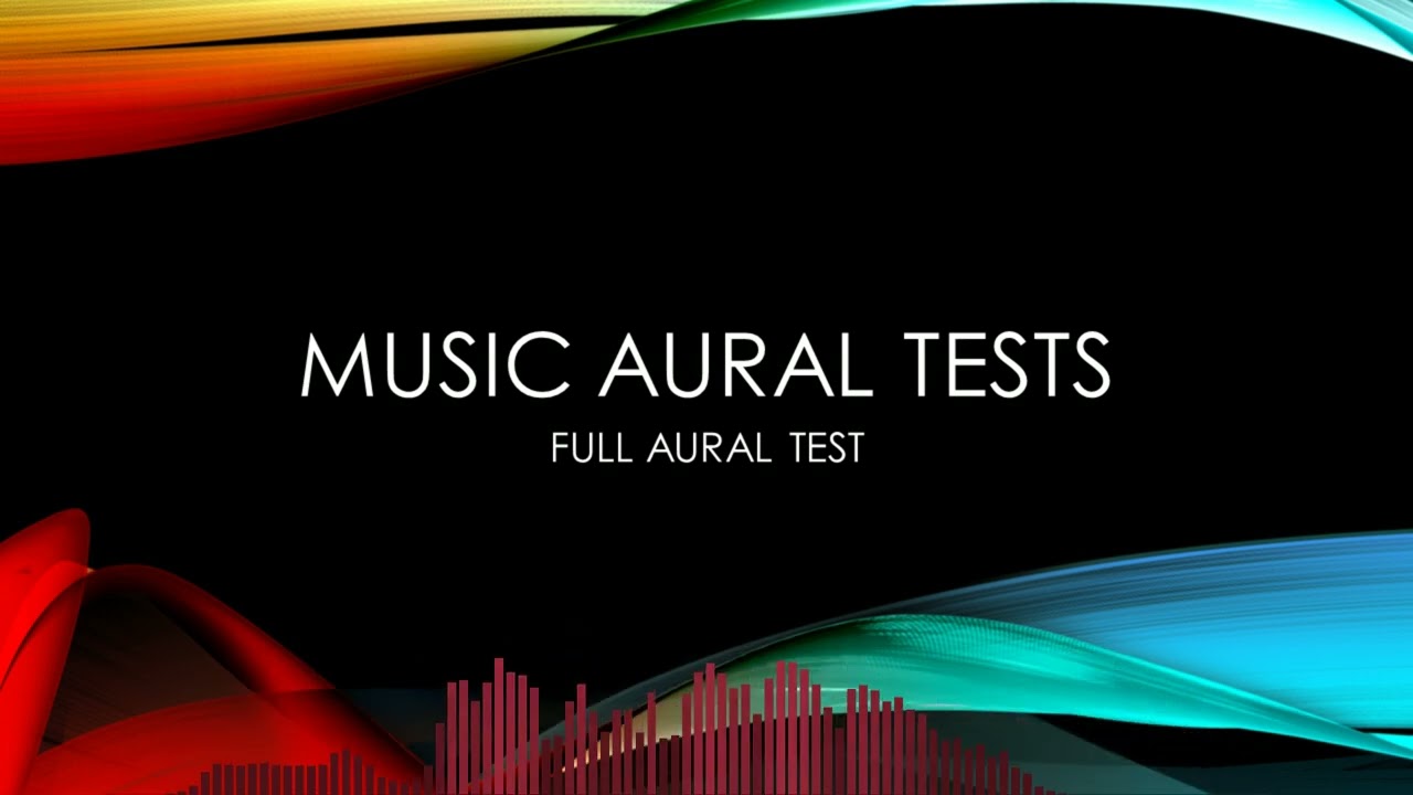 April 2023  full aural test