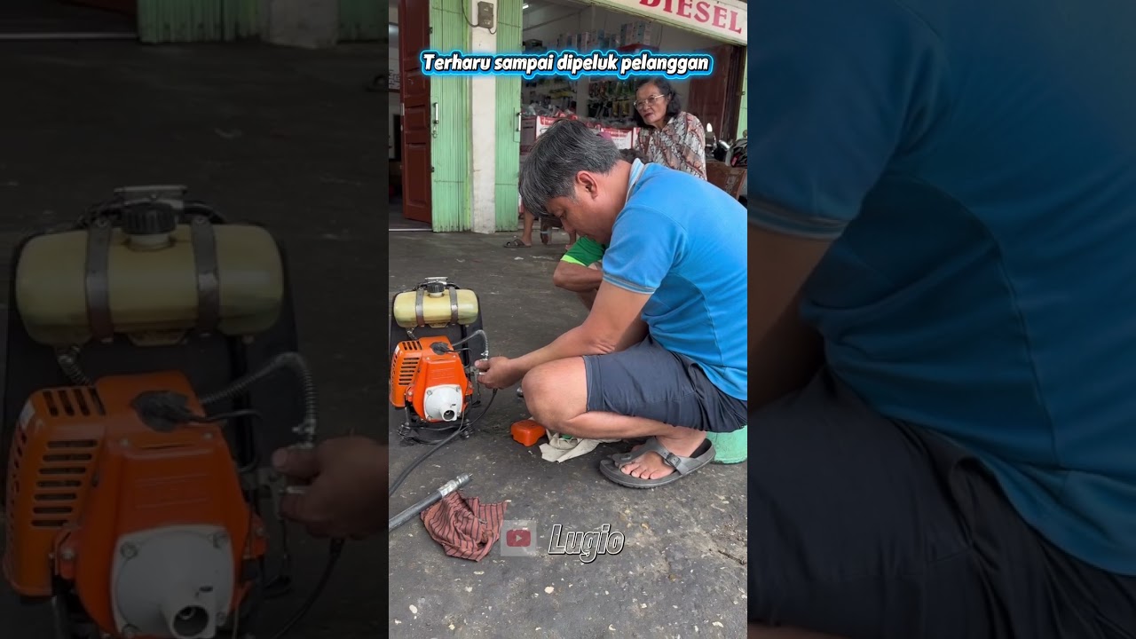 Terharu sampai dipeluk pelanggan 