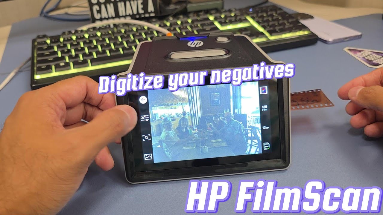 Обзор HP FilmScan (настройка, очистка, лотки, SD-карта и многое другое)