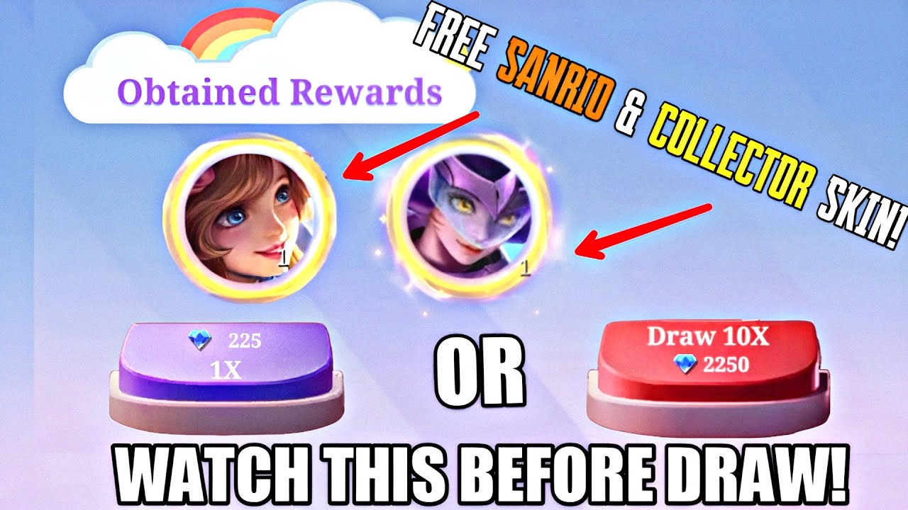 DON'T DO THIS MISTAKE! - 1X OR 10X DRAW | MOBILE LEGENDS X SANRIO