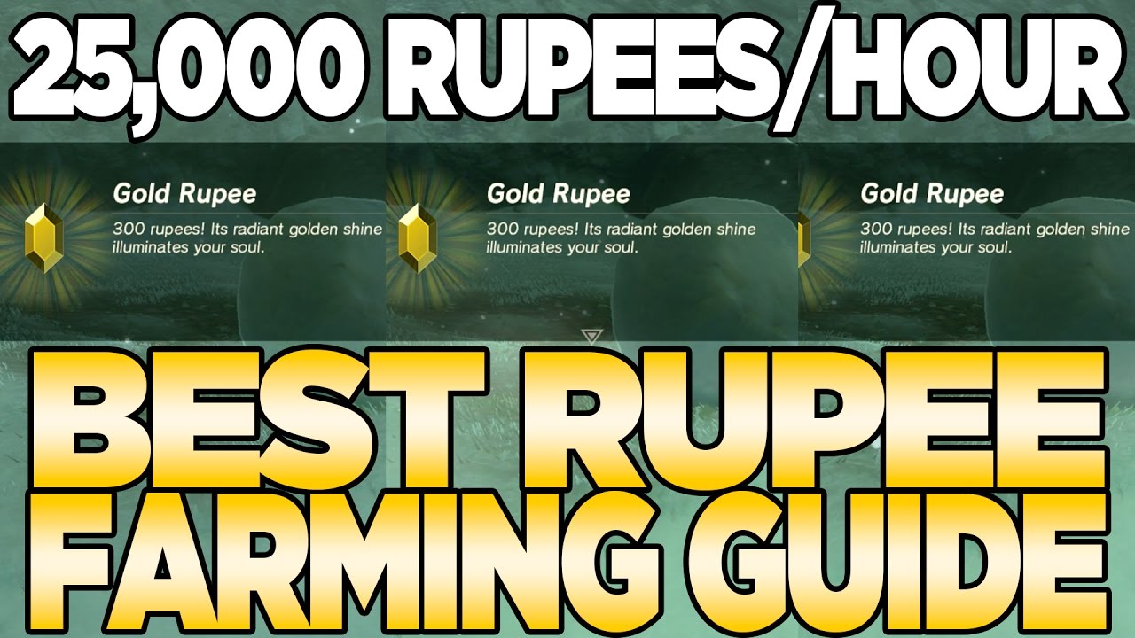 Best Rupee Farming Method in Breath of the Wild *PATCHED* | Austin John Plays