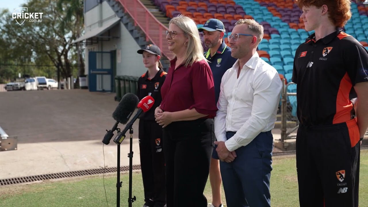 AUSTRALIA PREPARES FOR TEST IN DARWIN