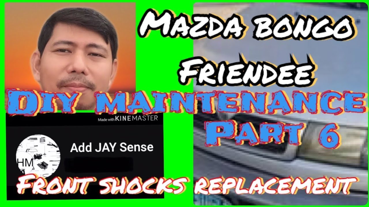 DIY Front Shocks replacement on a budget price! Mazda BONGO Friendee