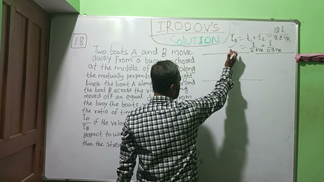 IE IRODOV'S PROBLEMS IN GENERAL PHYSICS 1.8