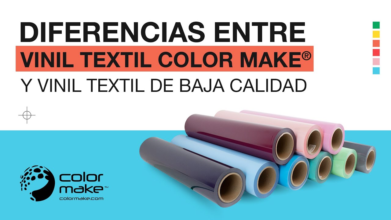 ¿𝗖𝘂𝗮́𝗹 𝗲𝘀 𝗹𝗮 𝗱𝗶𝗳𝗲𝗿𝗲𝗻𝗰𝗶𝗮 𝗲𝗻𝘁𝗿𝗲 𝗹𝗼𝘀 𝘃𝗶𝗻𝗶𝗹𝗲𝘀 𝗱𝗲 𝗯𝗮𝗷𝗮 𝗰𝗮𝗹𝗶𝗱𝗮𝗱 𝘆 𝗹𝗼𝘀 𝘃𝗶𝗻𝗶𝗹𝗲𝘀 𝗖𝗼𝗹𝗼𝗿 𝗠𝗮𝗸𝗲®? | Vinil Textil