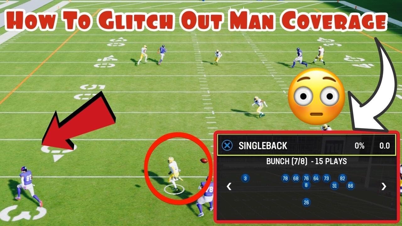 How To Glitch Out Man Coverage On Current Gen Madden 23! | Singleback Bunch Mini Scheme |
